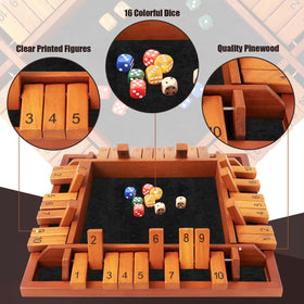 Toidgy wooden dice for smooth rolls and lasting durability.