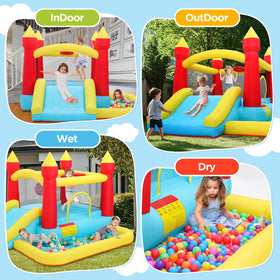 Toiyjofe kids playing on bounce house for energetic activity