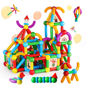 TOKBLOK 76pcs starter set packaging shows versatile magnetic building toys for STEM-ready play