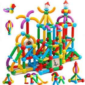 TOKBLOK magnetic sticks in bright colors enable creative STEM building for kids
