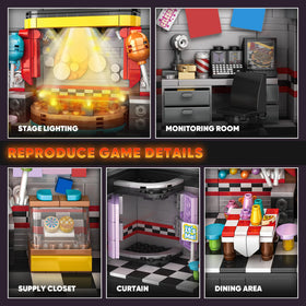 Tokmoc Pro security room set curtain detail, enhances scene-building imagination