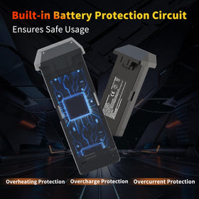 Tolatoyus TL16LCD battery with rugged plastic shell for durability.