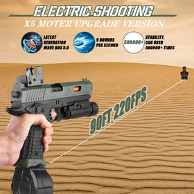 Tomatong Gel Toys X5 short-hopper enables quick, close-range volleys in games.