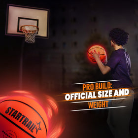 TOMLEON dribble-practice sessions benefit from visible glow and balanced weight.