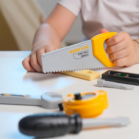 TOMLEON bubble level teaches balance and spatial awareness during play tasks