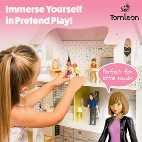 TOMLEON dollhouse sister poseable figure sparks sibling adventures in stories