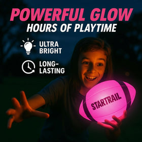 TOMLEON LED glow activates with impact for quick visibility on the field.