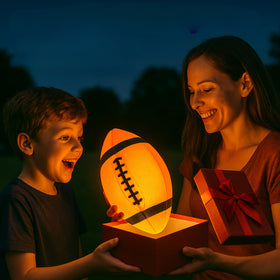 TOMLEON Gift-pack LED football ideal for teens and families