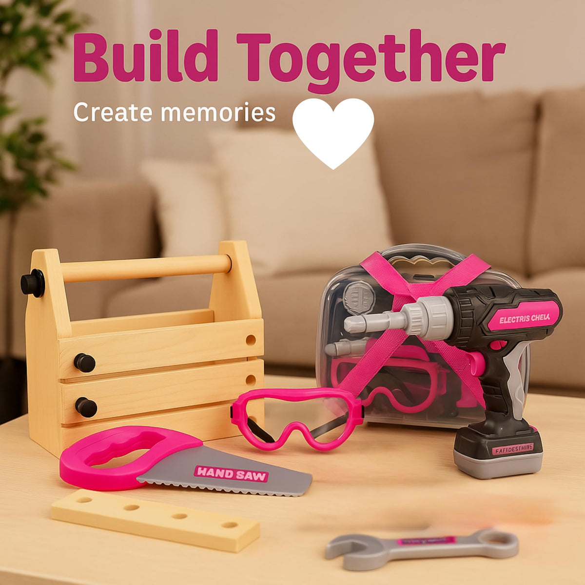 TOMLEON bubble level supports pretend construction precision during play