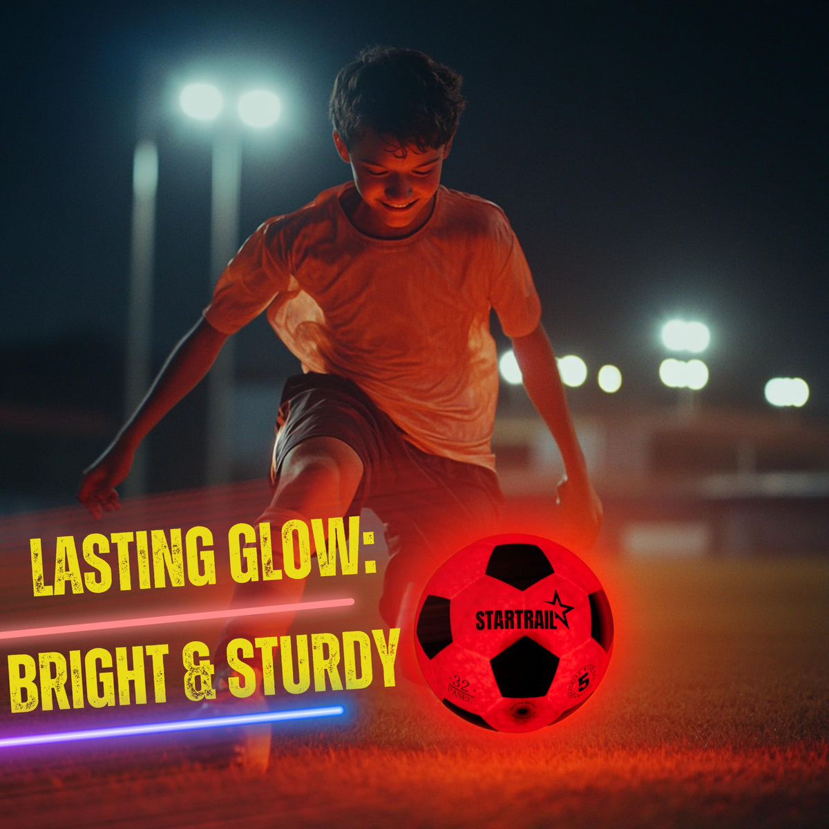 TOMLEON NO5 ideal for night play and outdoor games