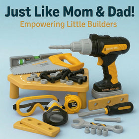 TOMLEON nuts and bolts kit encourages problem solving and coordination