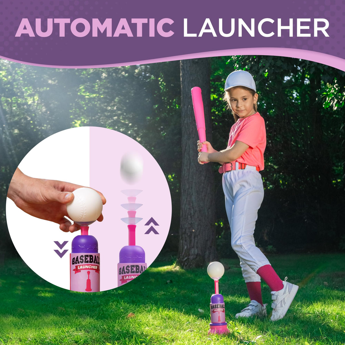 Tomleon T-Ball Stand makes a gift-ready setup for young athletes.
