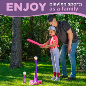 Tomleon T-Ball Stand uses non-toxic materials for safe play.