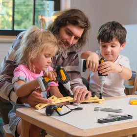 TOMLEON toddler saw brings authentic feel to creative building without hazards