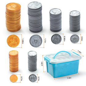 TOMMYHOME classroom coins supporting counting practice in class