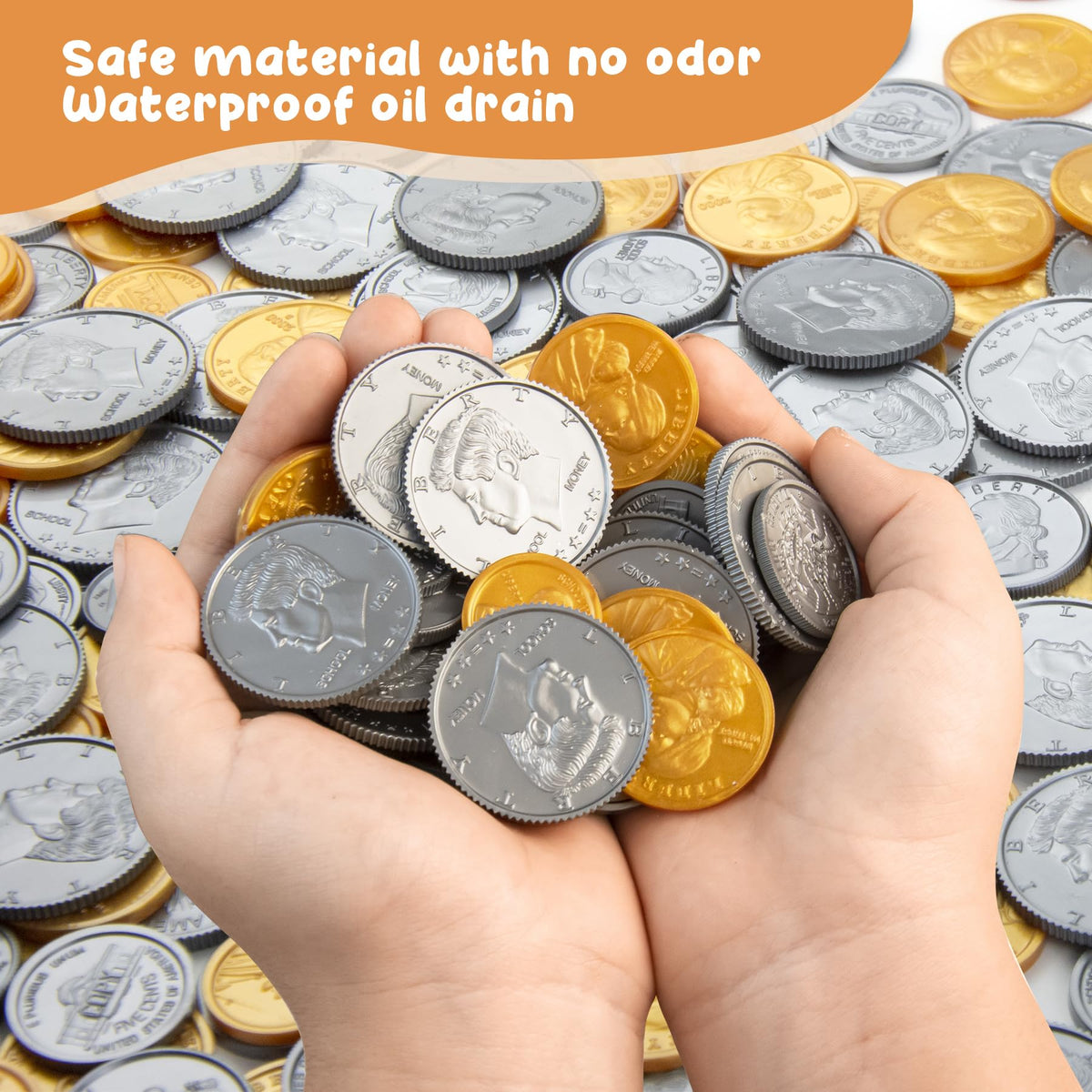 TOMMYHOME 800-piece coins set versatile as prop money for learning