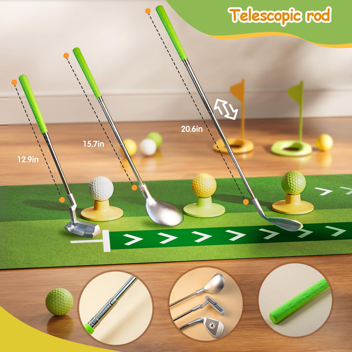 TommyHome glow-in-the-dark balls light up for fun sessions.