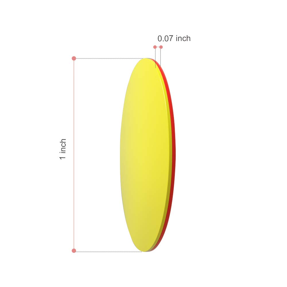 TOMMYHOME two-color counter red and yellow back view for lesson demonstrations.