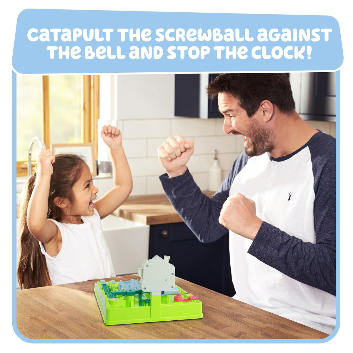 TOMY Bluey Screwball Scramble race with family and friends