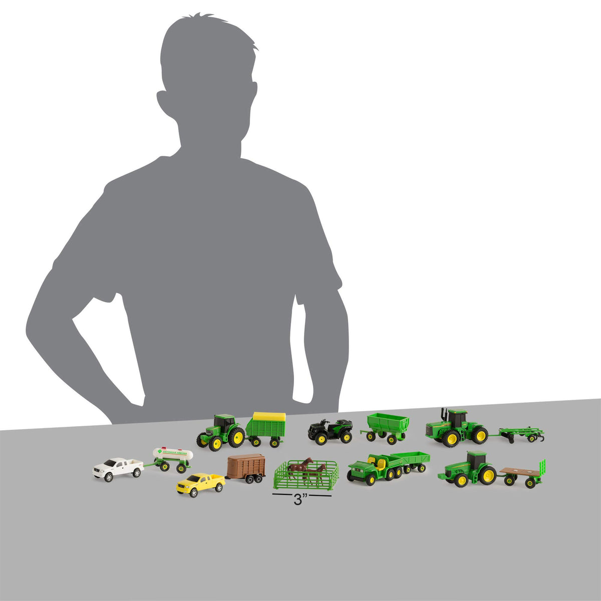 TOMY John Deere 1:64-scale playset for ages 5 and up