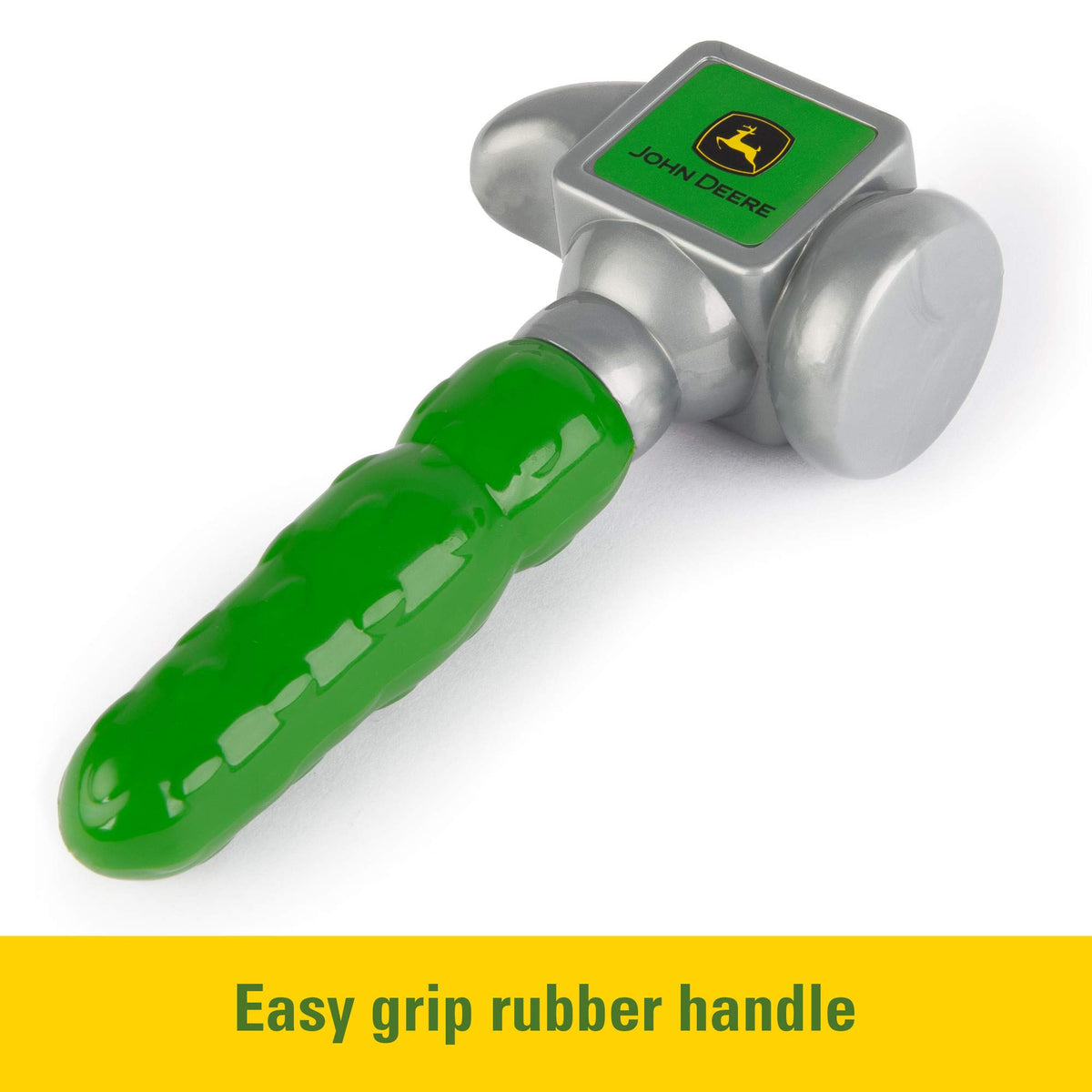 TOMY John Deere Deluxe Toolbelt wrench included for realistic, safe role-play.