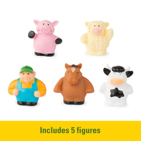TOMY John Deere horse figurine on hayride for animal recognition