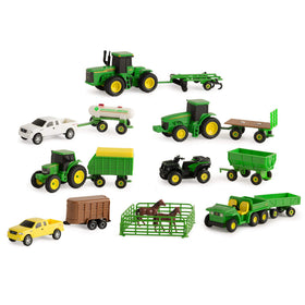 TOMY John Deere tractor toy in 1:64 scale for imaginative farming play