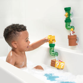 TOMY My Mario Pipes Playset includes a pop-up Super Mushroom surprise.