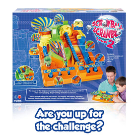 TOMY Screwball Scramble 2 bridge attachment expands maze options.