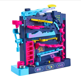 TOMY Screwball Scramble Level Up vertical base view showing start of the challenge and grip-ready controls