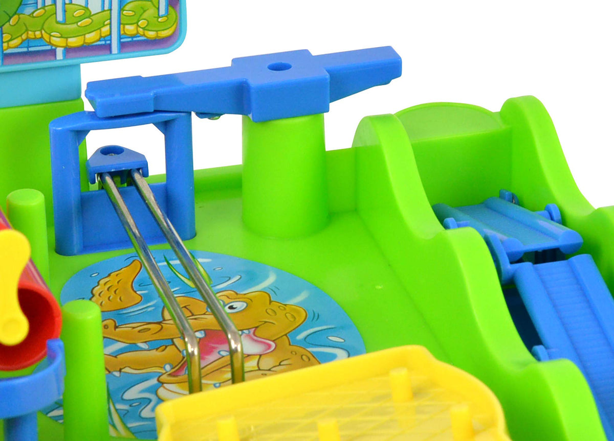TOMY Screwball Scramble enables 1–4 players for family competition.