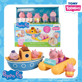 TOMY Toomies bath toys set supporting fine motor skills during tub time