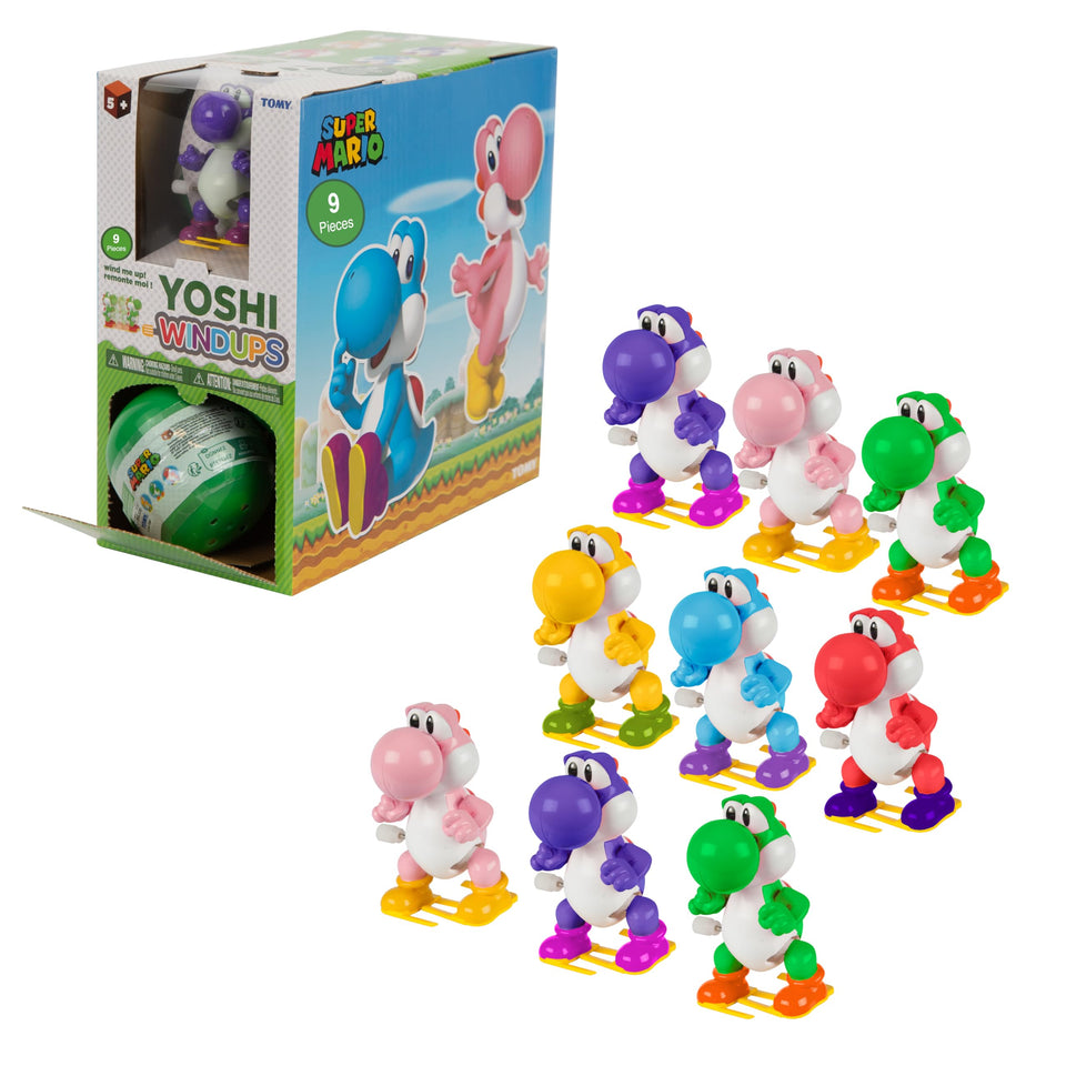 TOMY Yoshi wind-up green toy, ideal for classroom prizes and collection.