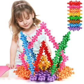 TOMYOU 200-piece building blocks for open-ended play and fine motor development
