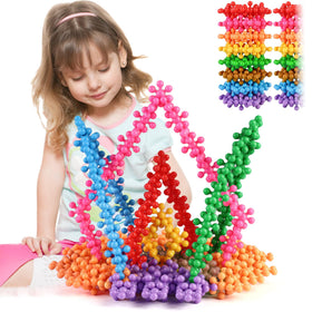 TOMYOU 300 Pcs Blocks assembly kit boosts creative building for kids.