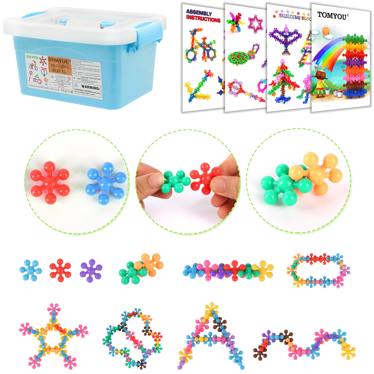 TOMYOU BPA-free, safe materials promote worry-free play and exploration