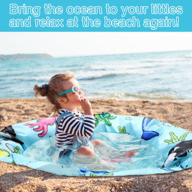 Tondiamo multiuse outdoor blanket suitable for picnics and camping.