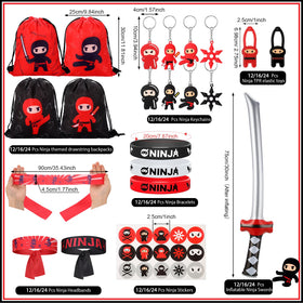 Tondiamo ninja bracelet adds color and durable party flair for guests.