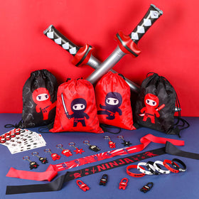 Tondiamo ninja headband completes outfits and supports active games.