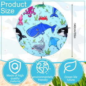 Tondiamo waterproof and sandproof kiddie pool keeps kids dry and clean.