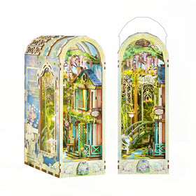 Tonecheer Giverny Garden book nook front view for cozy shelf décor.