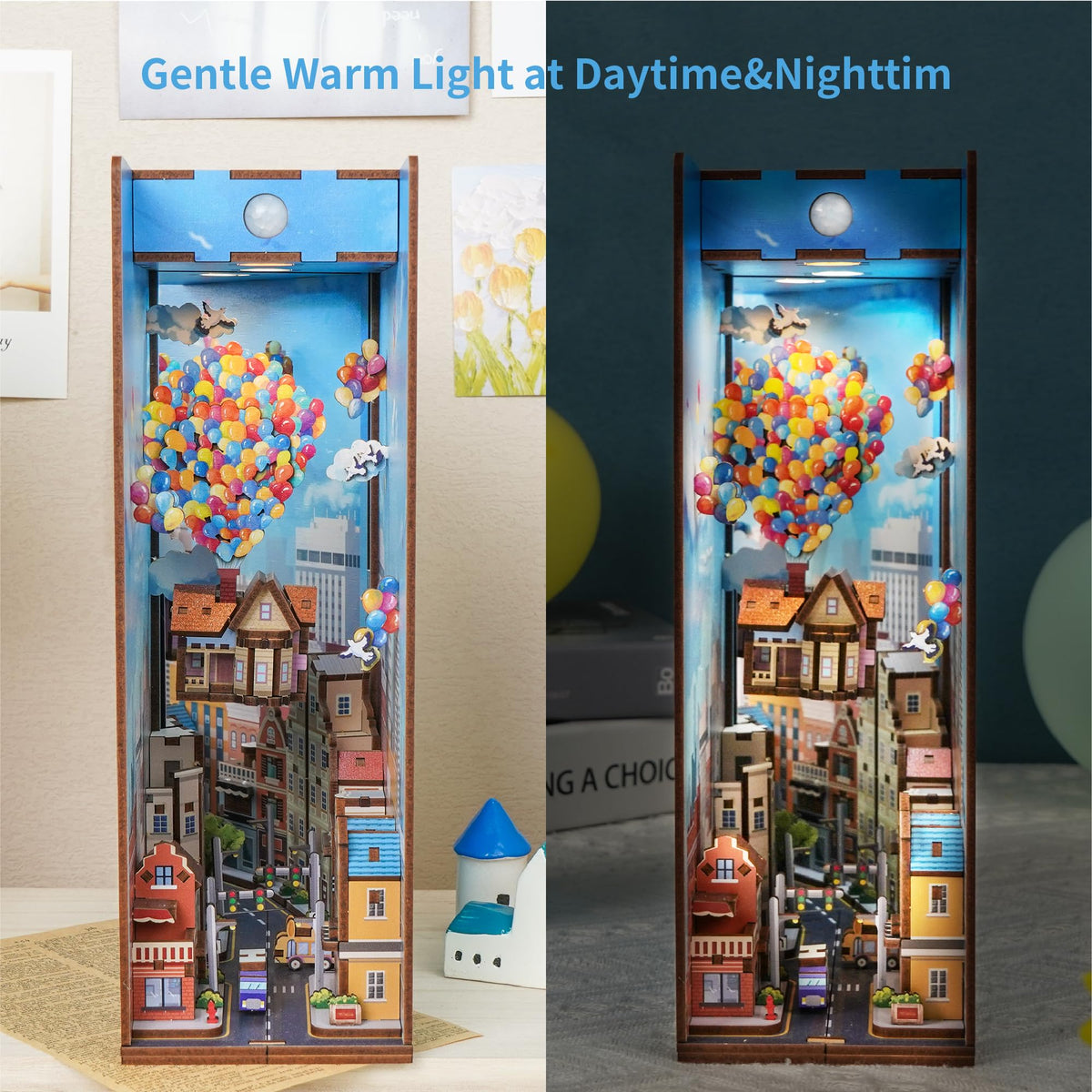 Tonecheer library decor idea adds whimsy to living spaces.
