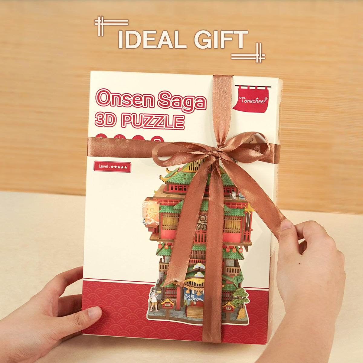 Tonecheer Onsen Saga desk décor doubles as a thoughtful handmade gift