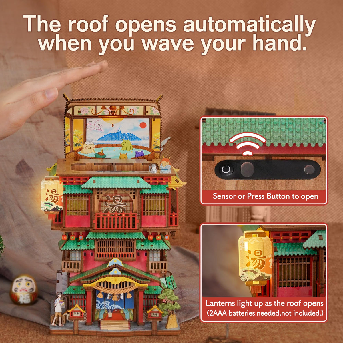 Tonecheer Onsen Saga easy-assembly guide aids beginners through clear steps