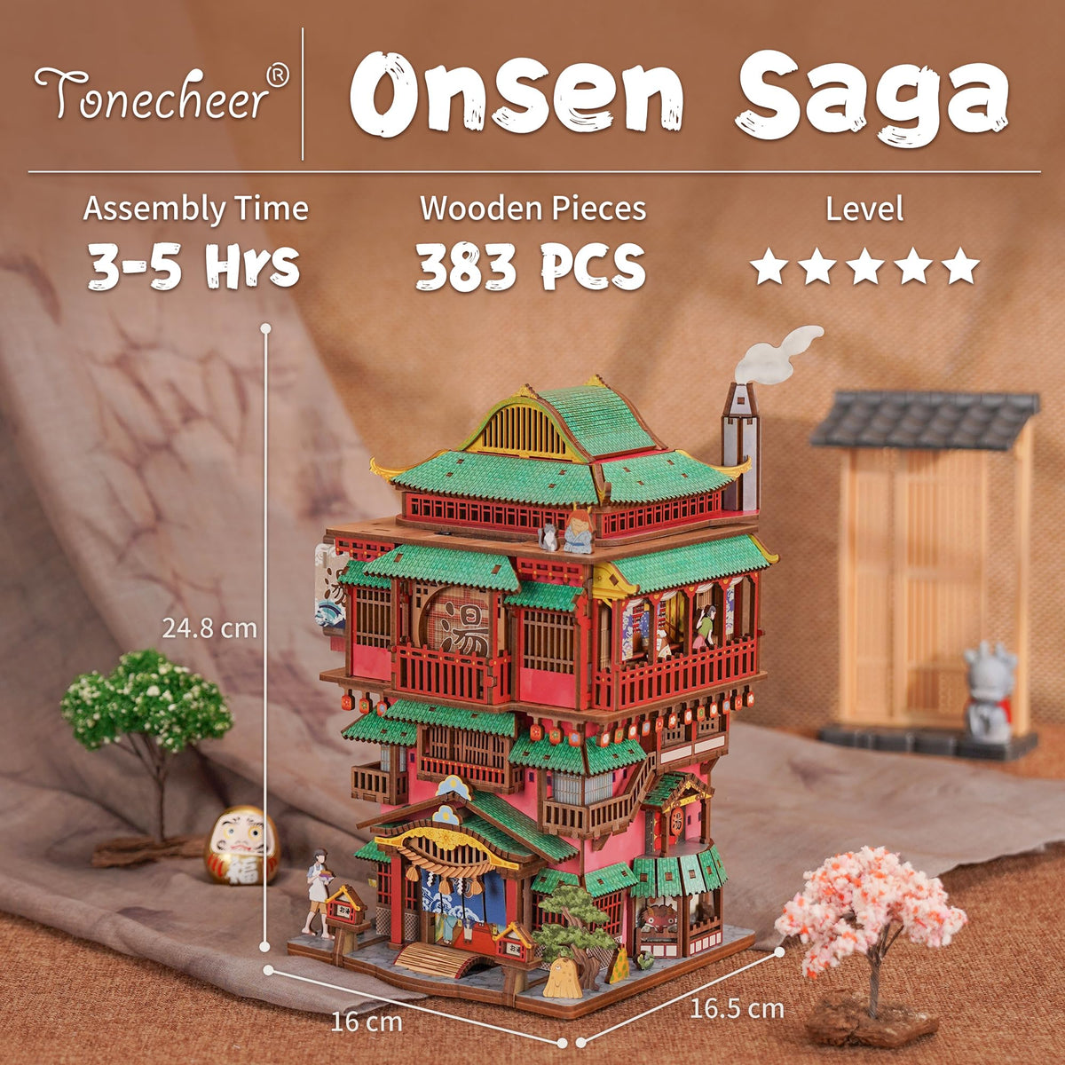 Tonecheer Onsen Saga hidden storage compartments highlighting practical space for small items