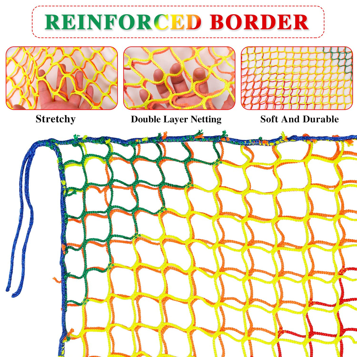 Tongmo cargo net made of durable polyester for indoor and outdoor use