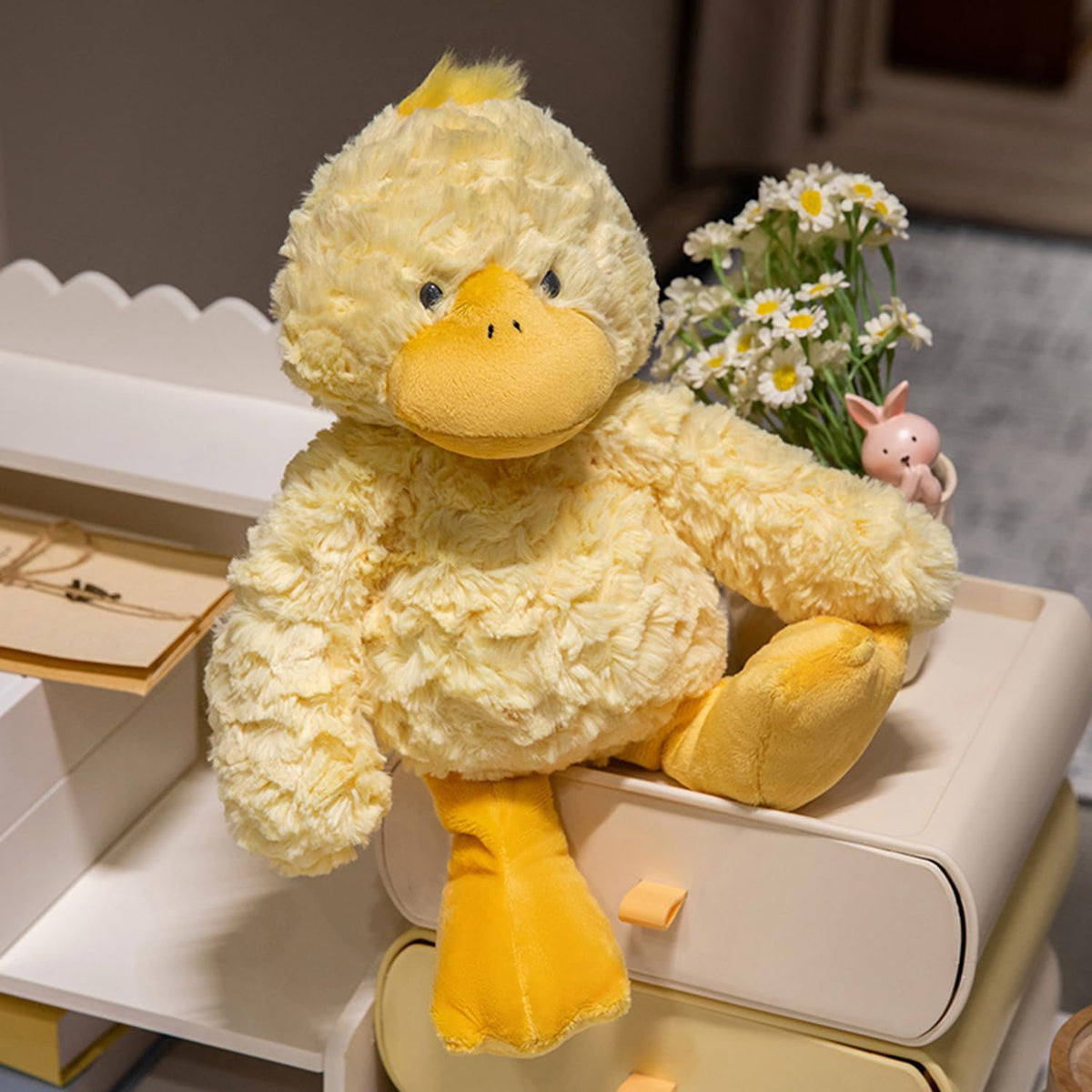 TONGSONG fabric-texture close-up shows soft, non-toxic plush ideal for cuddles