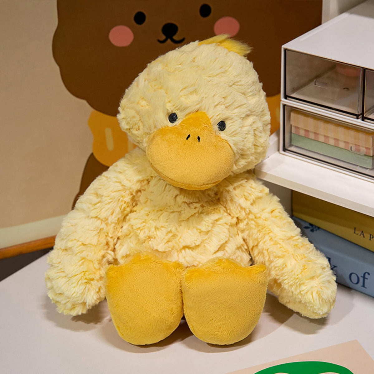 TONGSONG duck in costume demonstrates cute outfit for fairytale decor