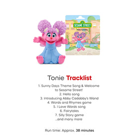 Tonies Abby Cadabby learning words and rhymes through magical tales.