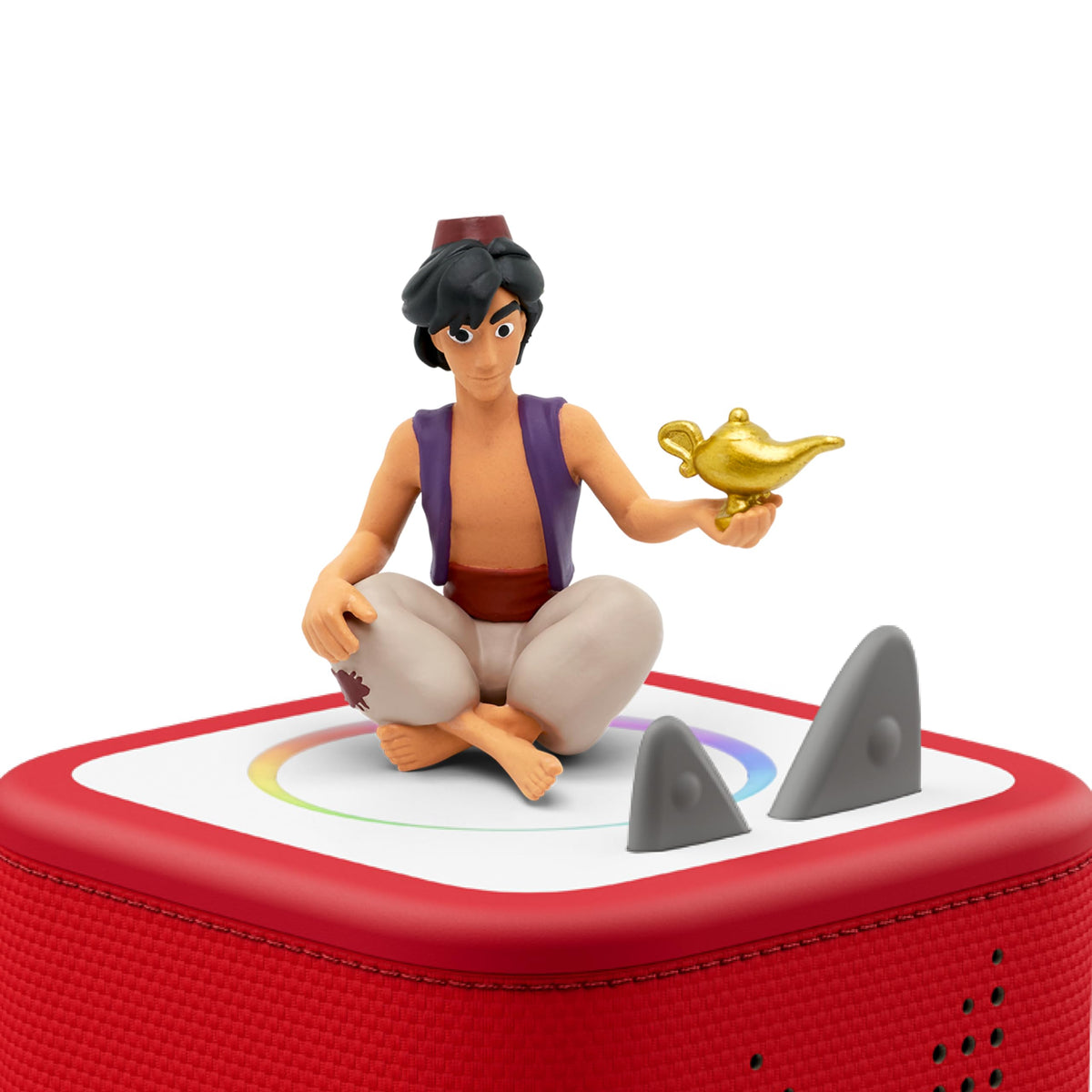 Tonies Aladdin sings favorite tunes, encouraging musical storytelling and imagination.